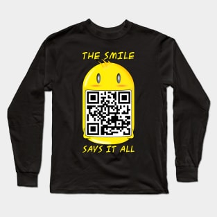 QR Smile Long Sleeve T-Shirt